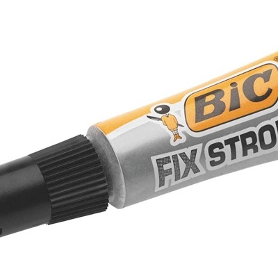 Tubo de cola BIC Fix Strong 3g com tampa preta