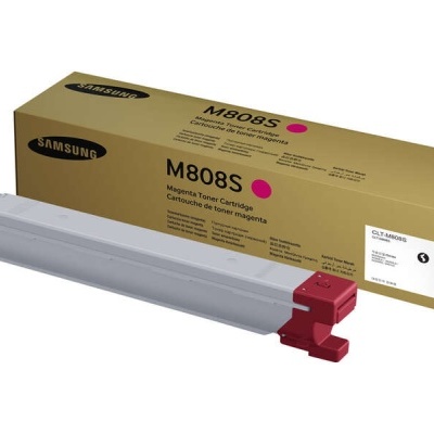 Cartucho de toner Samsung M808S magenta com caixa castanha