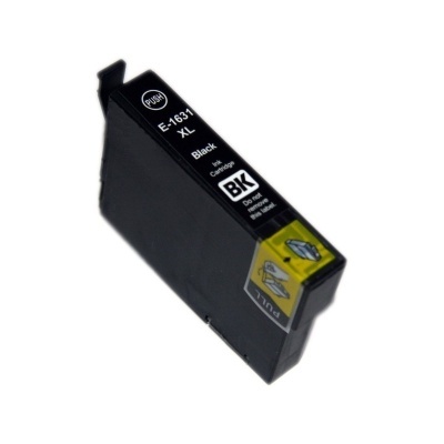 Cartucho de tinta preta para impressora modelo E-1631 XL com etiqueta amarela