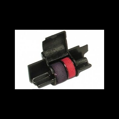 Peça plástica com dois roletes coloridos