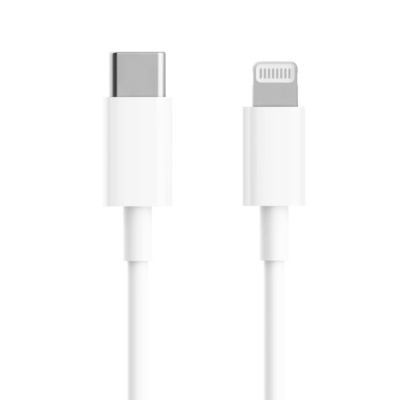 Cabo de carregamento USB-C para Lightning branco