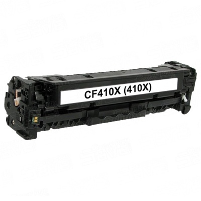 Cartucho de toner preto CF410X com etiqueta branca