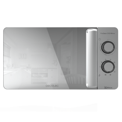 Micro-ondas espelhado prateado Cecotec ProClean 3160 Mirror