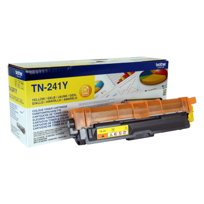 Cartucho de toner amarelo Brother TN-241Y com caixa original