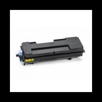 Cartucho de toner preto para impressora com detalhes azuis