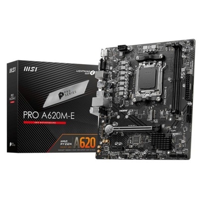 Placa-mãe MSI PRO A620M-E com caixa
