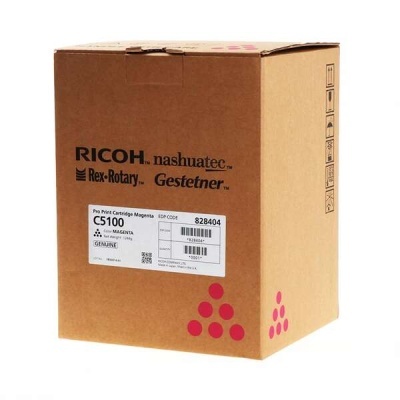 Caixa de cartucho de impressão Ricoh C5100 cor magenta