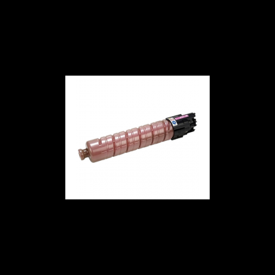 Toner rosa para impressora com adaptador preto, fundo branco