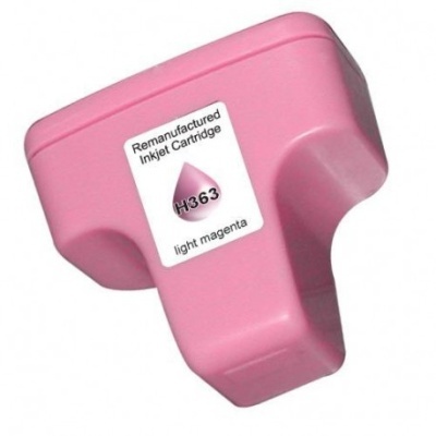 Cartucho de tinta magenta clara H363 para impressora, plástico rosa