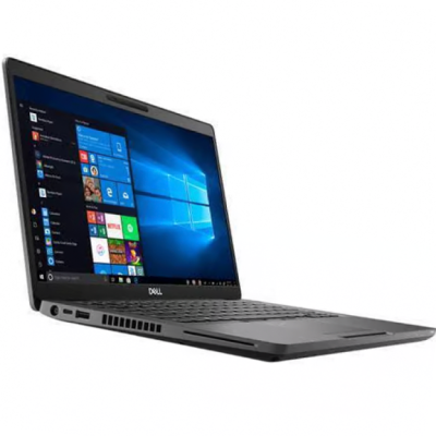 Portátil Dell cinzento escuro com ecrã Windows 10