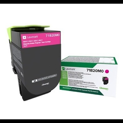 Tinteiro Lexmark 71B20M0 magenta com embalagem