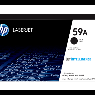 Embalagem de cartucho de toner HP LaserJet 59A CF259A