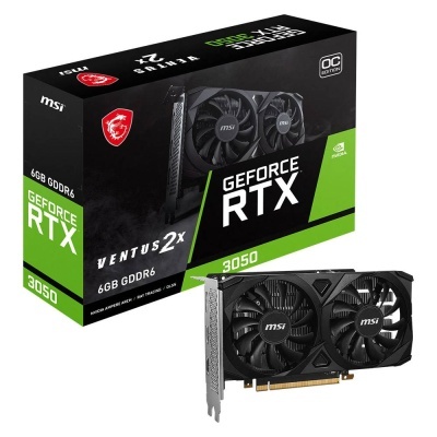 Placa gráfica MSI GeForce RTX 3050 Ventus 2X com caixa