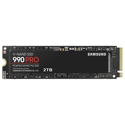 SSD Samsung V-NAND 990 PRO PCIe 4.0 NVMe M.2 2TB preto
