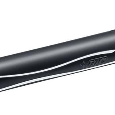 Caneta de tinta gel preta BIC Gel-ocity com corpo ergonómico
