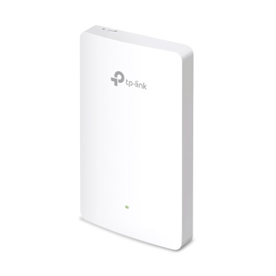 Roteador branco TP-Link com luz verde indicadora