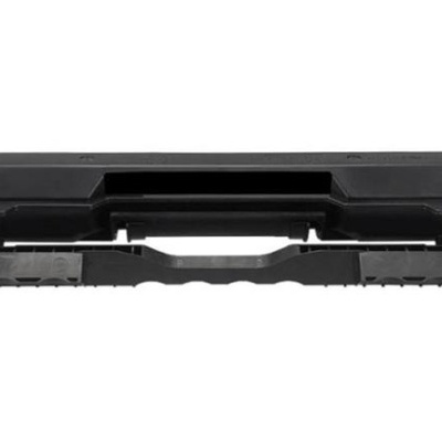 Cartucho de toner preto para impressora sobre fundo branco