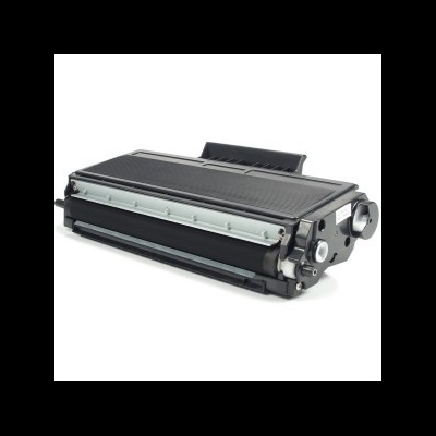 Recipiente preto e cinza de toner para impressora com detalhes mecânicos