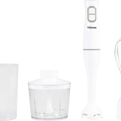 Varinha mágica branca com acessórios transparentes e metálicos