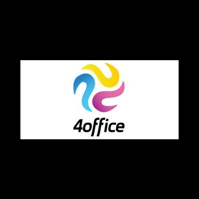 Logótipo colorido com texto 4office
