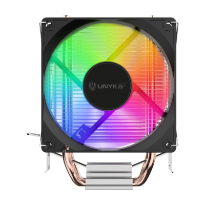 Dissipador de calor para computador com ventoinha RGB e tubos de cobre