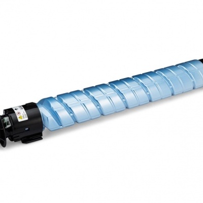 Cartucho de toner azul para impressora com design espiralado