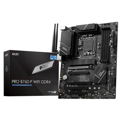 Placa mãe MSI PRO B760-P WIFI DDR4 com embalagem