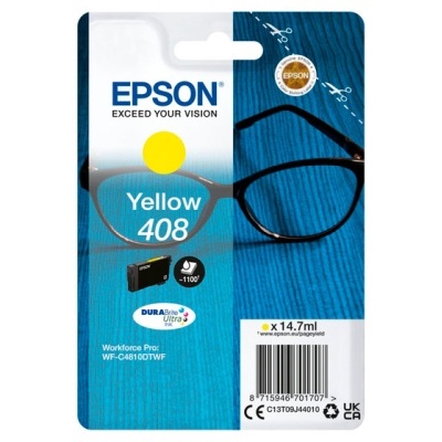 Embalagem cartucho tinta Epson amarelo 408 para impressora Workforce Pro