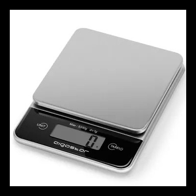 Balança digital de cozinha Aigostar com visor LCD e plataforma metálica