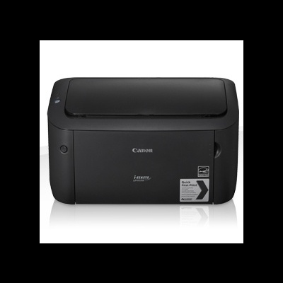 Impressora Canon i-SENSYS LBP6030B preta com etiqueta Quick First Print