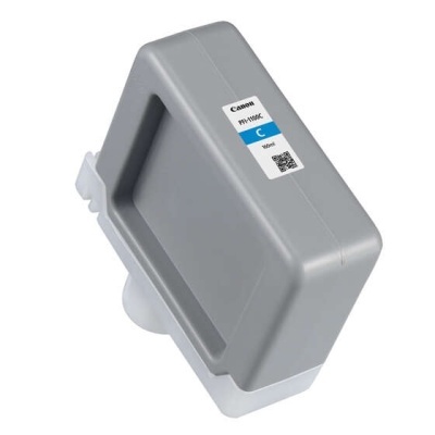 Cartucho de tinta Canon PFI-1100C C 160ml cinzento e branco