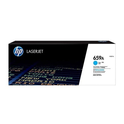 Caixa de toner HP LaserJet 659A cyan