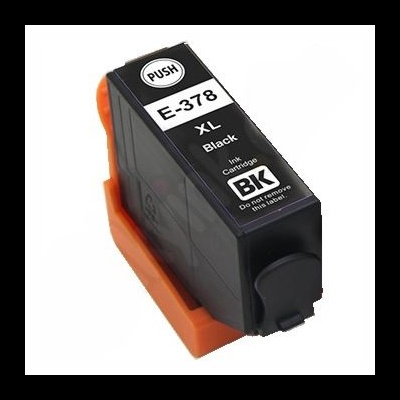 Cartucho de tinta preto XL com suporte plástico laranja