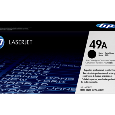 Caixa de toner HP LaserJet 49A preto Q5949A para impressoras