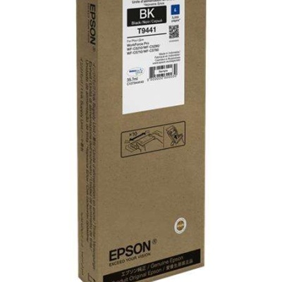 Embalagem de tinta Epson preta para impressora