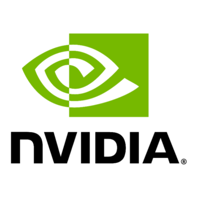 Logotipo da Nvidia em verde e preto
