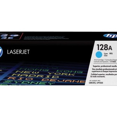 Embaiagem de cartucho HP LaserJet 128A ciano