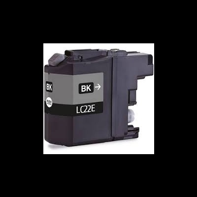 Cartucho de tinta preto para impressora com etiquetas e texto