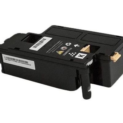 Cartucho de tinta preto para impressora com etiquetas e símbolos