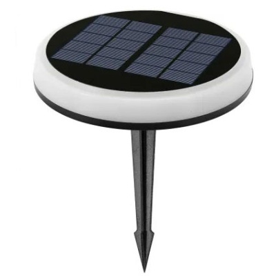 Refletor solar com painel e estaca para solo