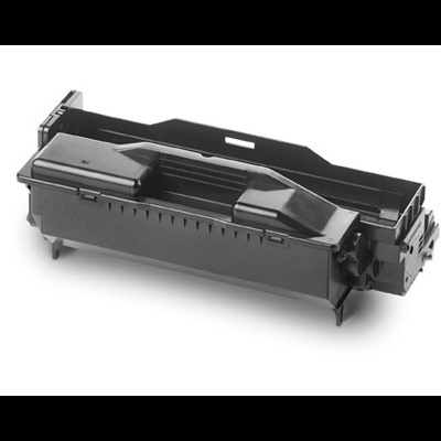 Cartucho de toner preto para impressora em fundo branco