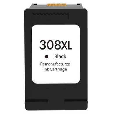 Cartucho de tinta preto remanufaturado 308XL para impressora