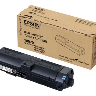 Caixa de cartão castanho com toner preto EPSON de alta capacidade