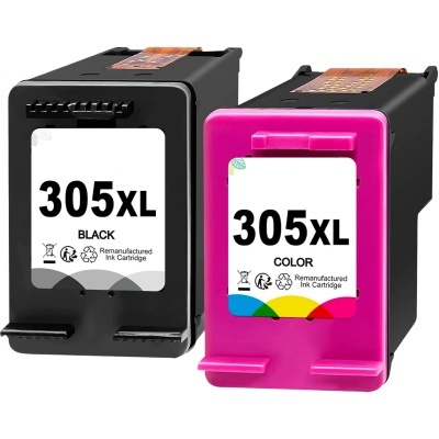 Tinteiros remanufaturados 305xl preto e colorido