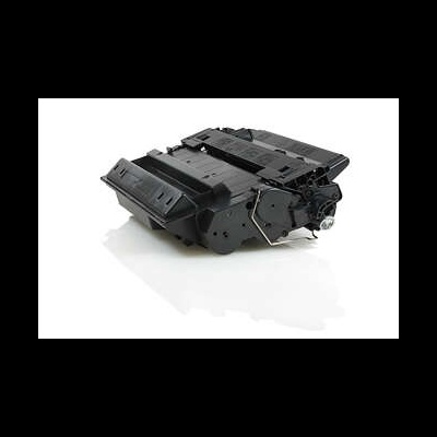Toner de impressora preto em fundo branco