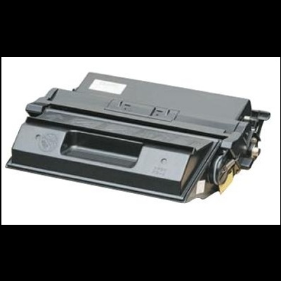 Cartucho de toner preto para impressora em fundo branco