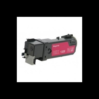 Cartucho de tinta magenta para impressora com etiqueta rosa