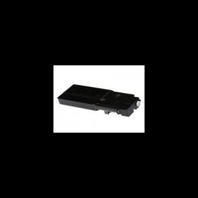 Toner preto de impressora com detalhes cinza e rolo branco