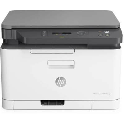 Impressora multifunções HP Color Laser MFP 178nwq branca e cinza escuro