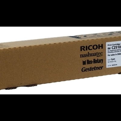 Embalagem de cartucho de impressão Ricoh cyan IM C2510H